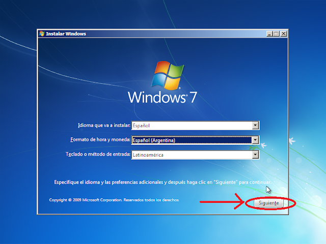 Instalar Windows 7 paso a paso tutorial